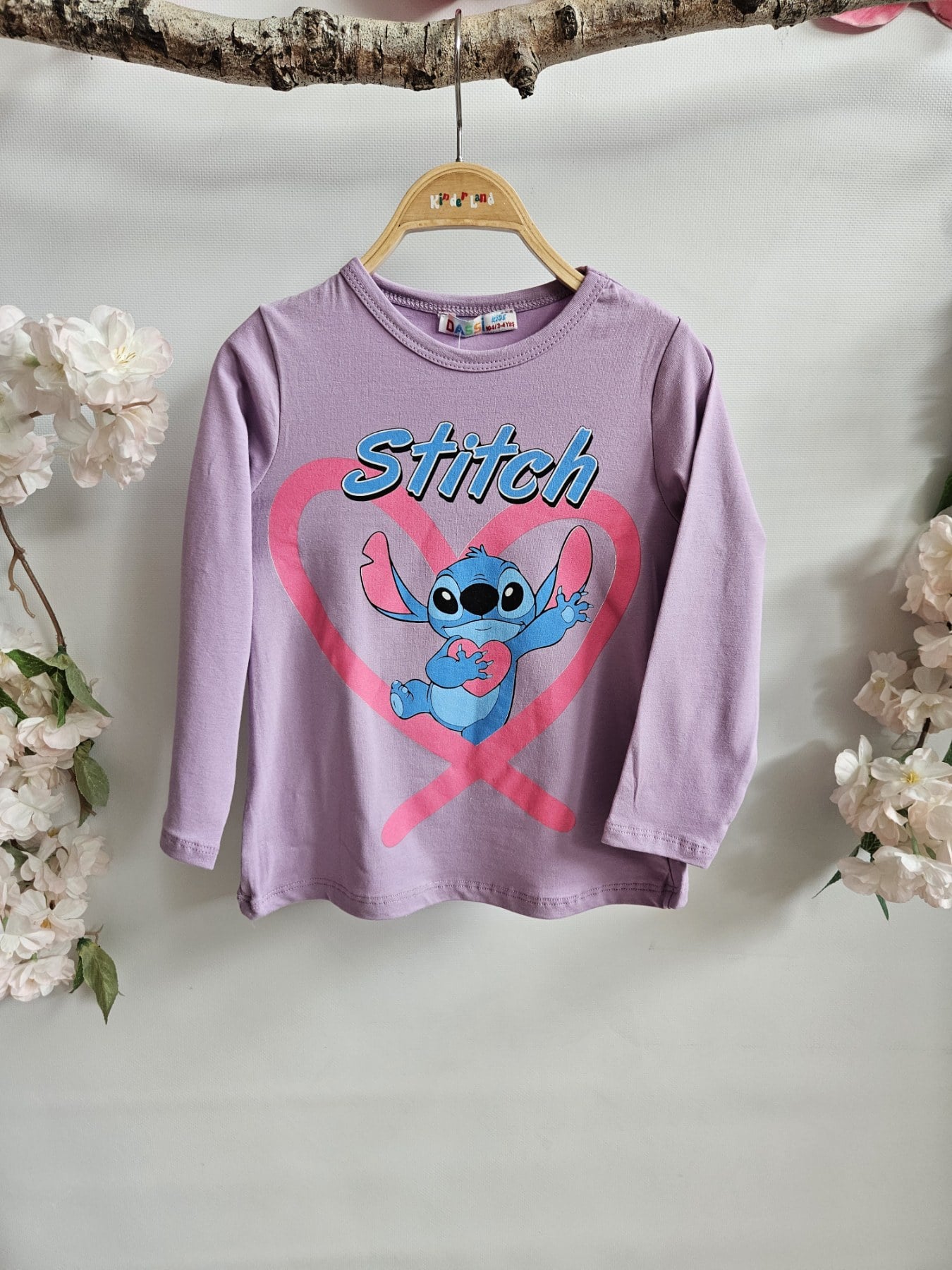 Блуза момиче дълъг ръкав Stitch