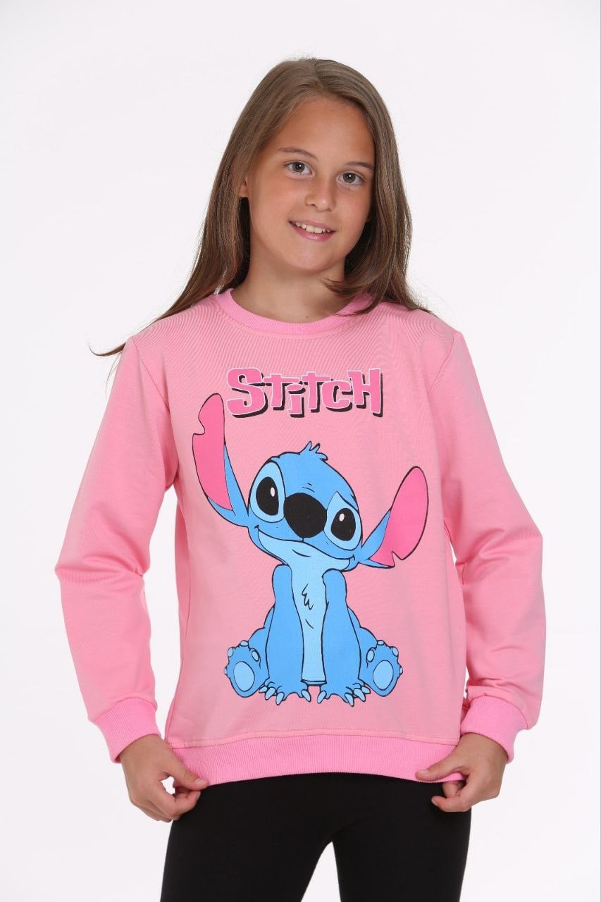 Блуза момиче дълъг ръкав Stitch