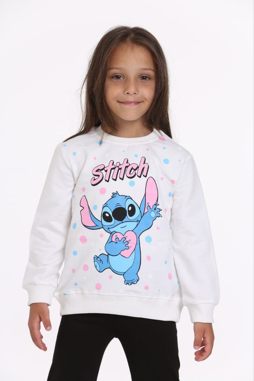 Блуза момиче дълъг ръкав Stitch