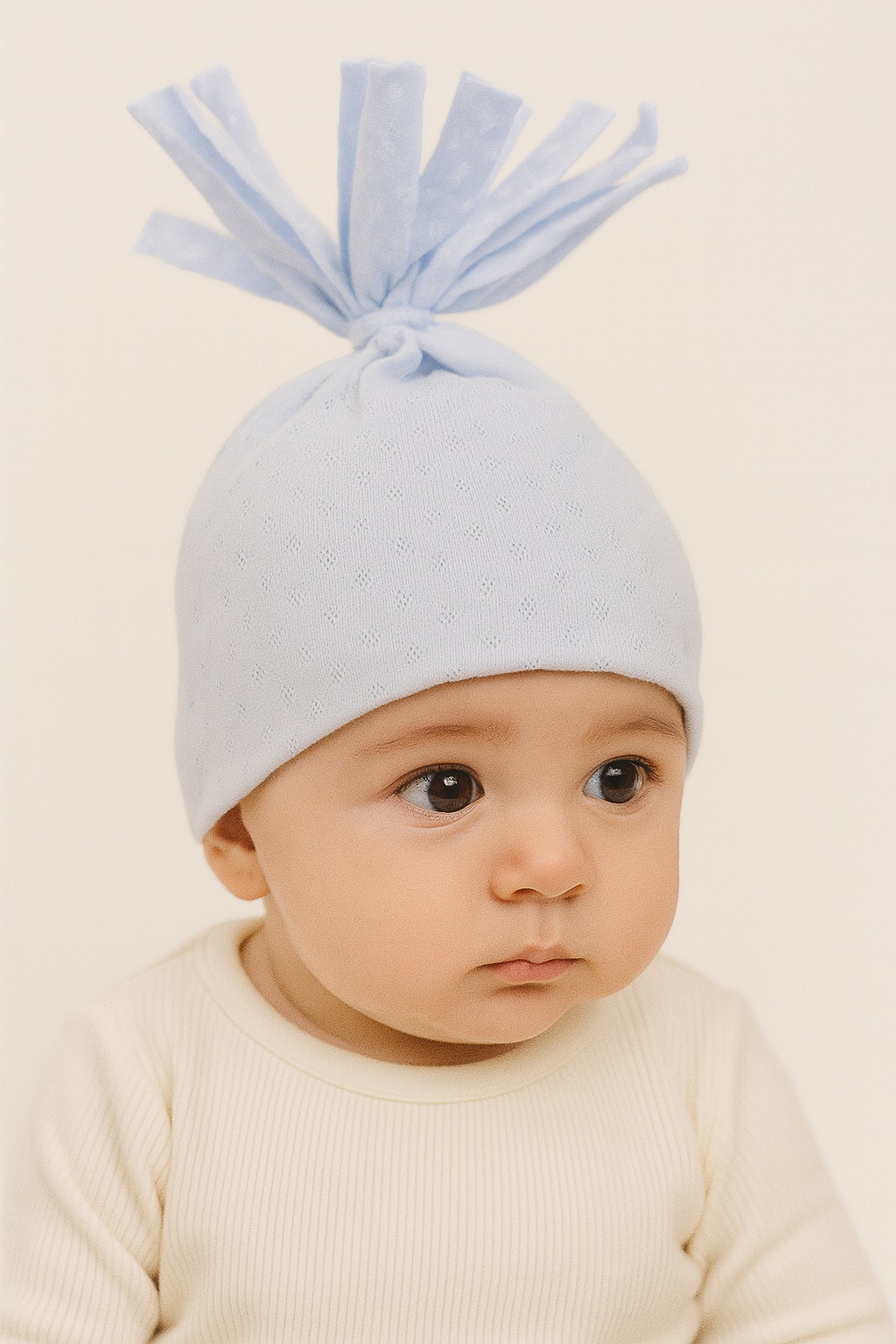 Бебешка шапка Baby boy, син цвят