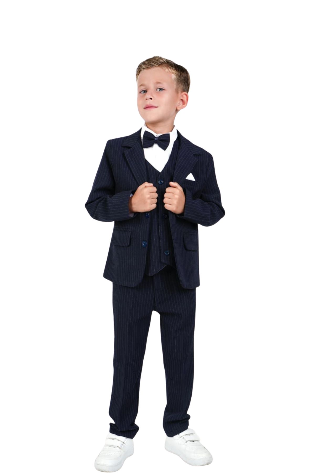 Детски официален комплект за момче 5 части, черен цвят