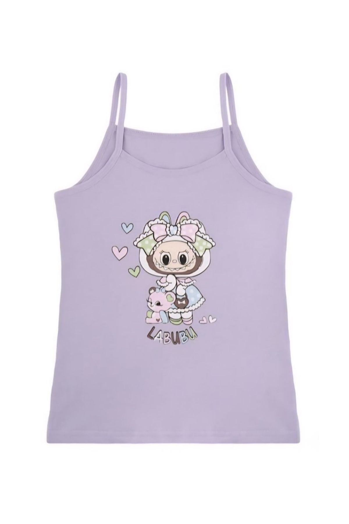 Детски потник за момиче, лилав цвят