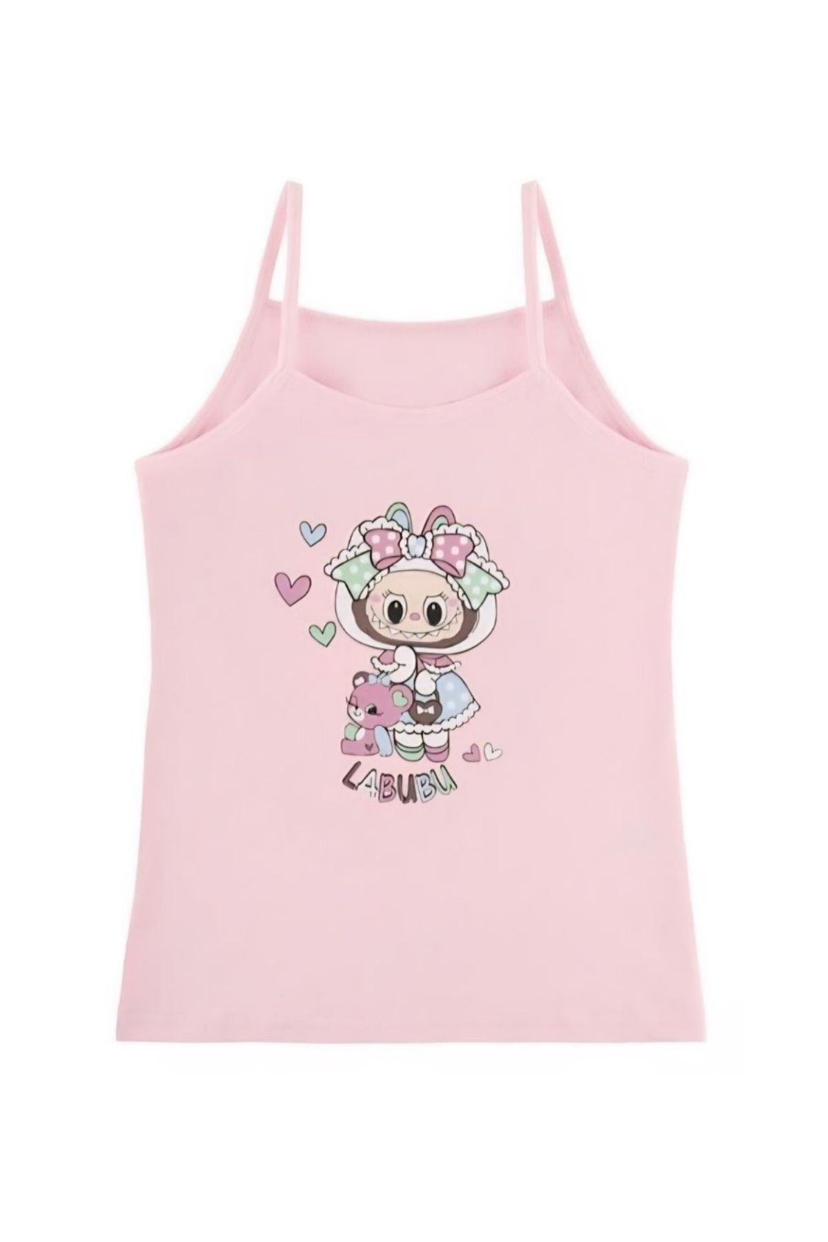 Детски потник за момиче, розов цвят