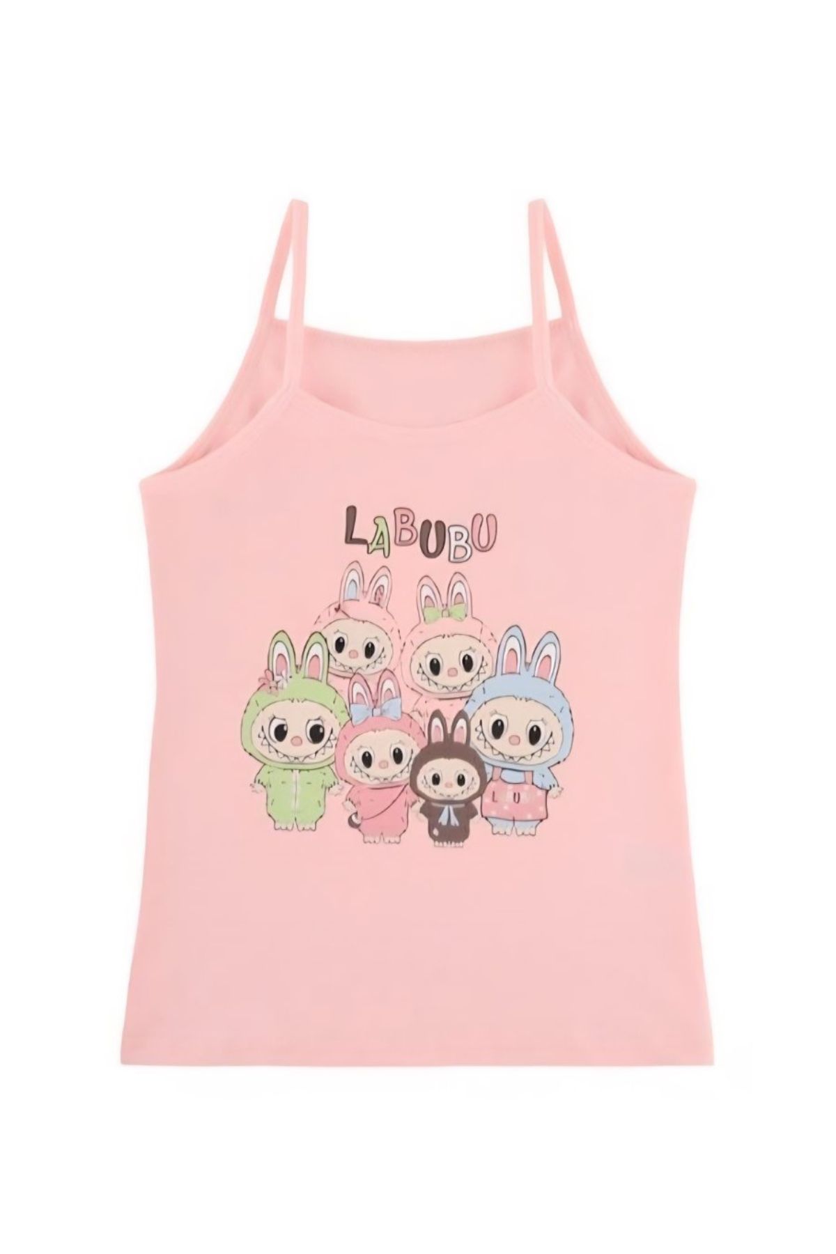 Детски потник за момиче, светло розов цвят