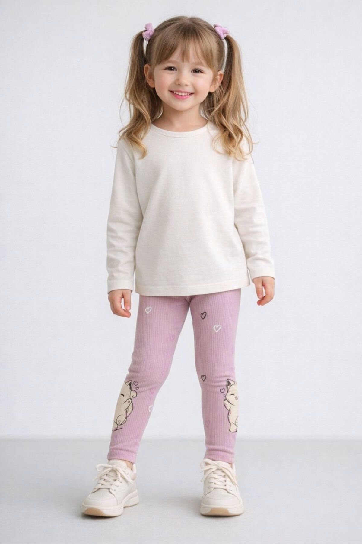 Детски клин рипс, лилав цвят