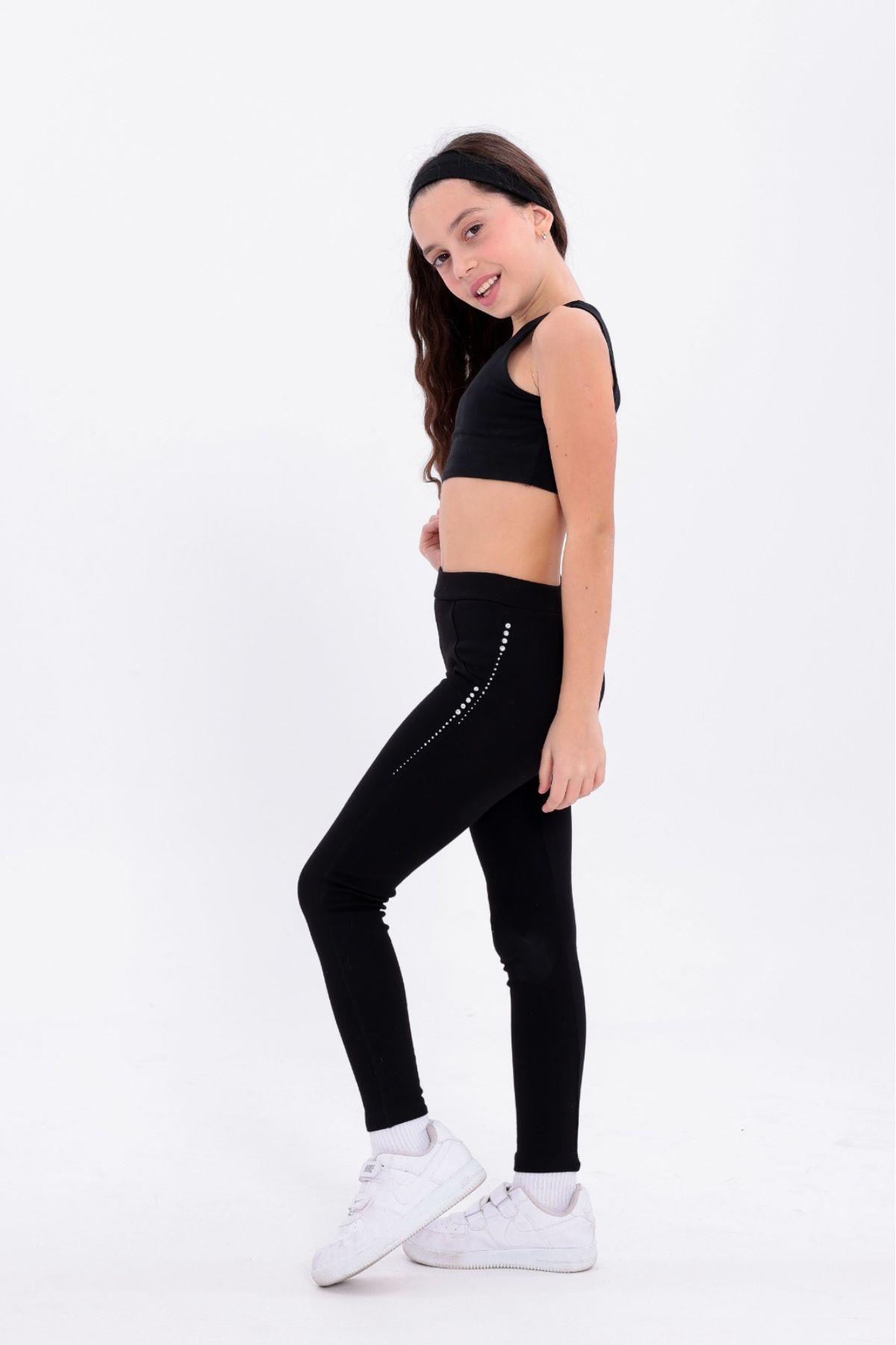 Детски клин вата, черен цвят