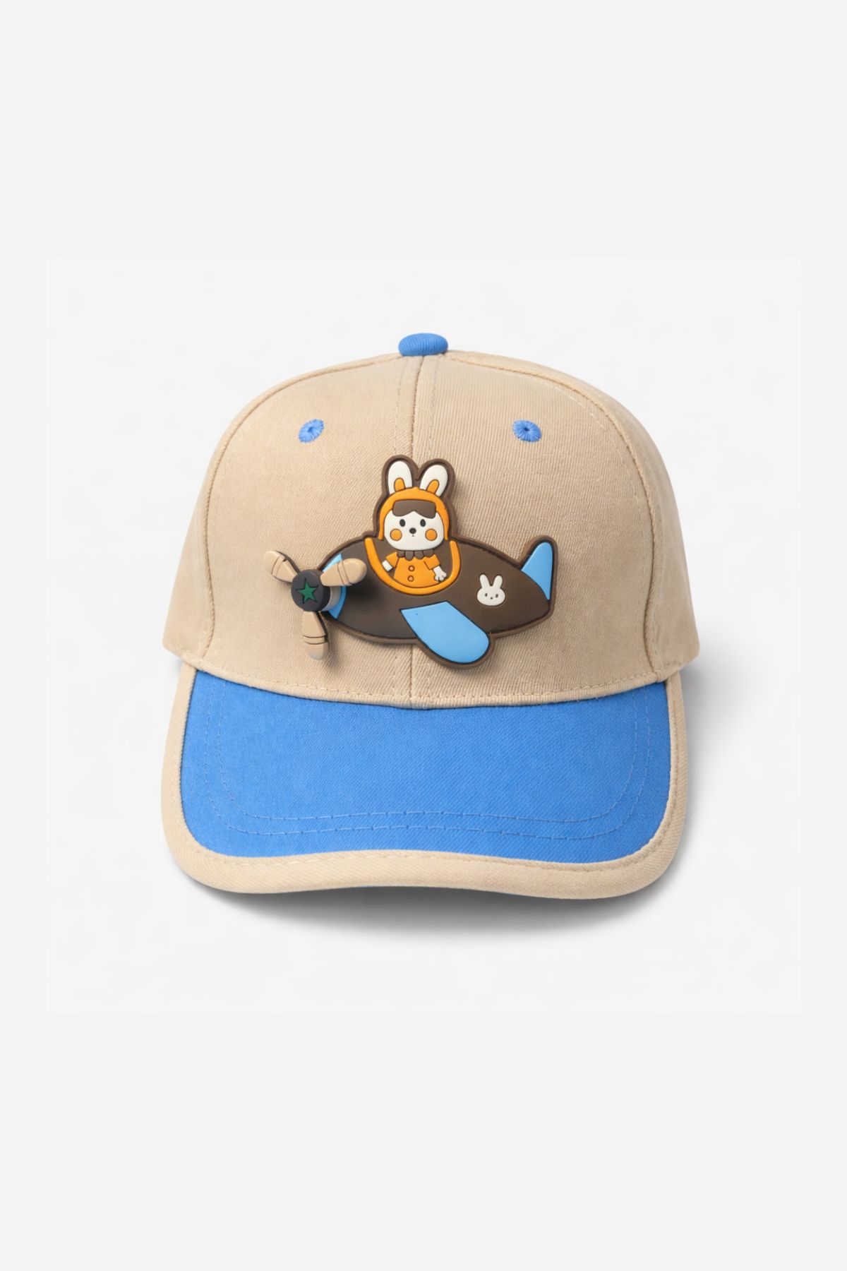 Детска шапка за момче, кафяв цвят