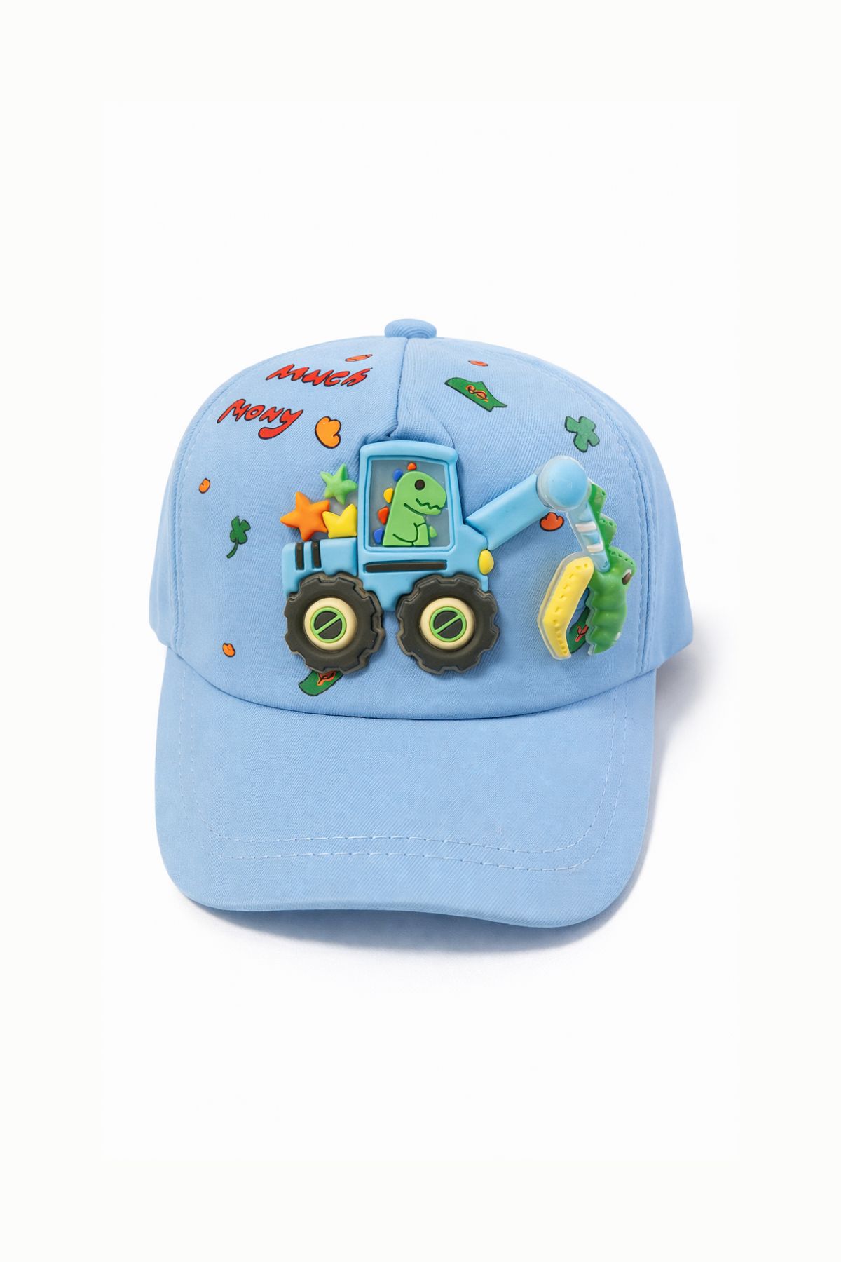 Детска шапка за момче, син цвят