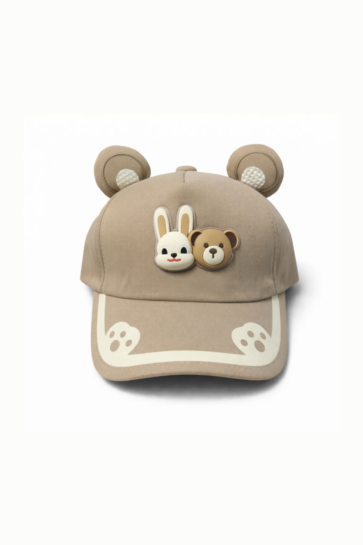 Детска шапка за момче, кафяв цвят