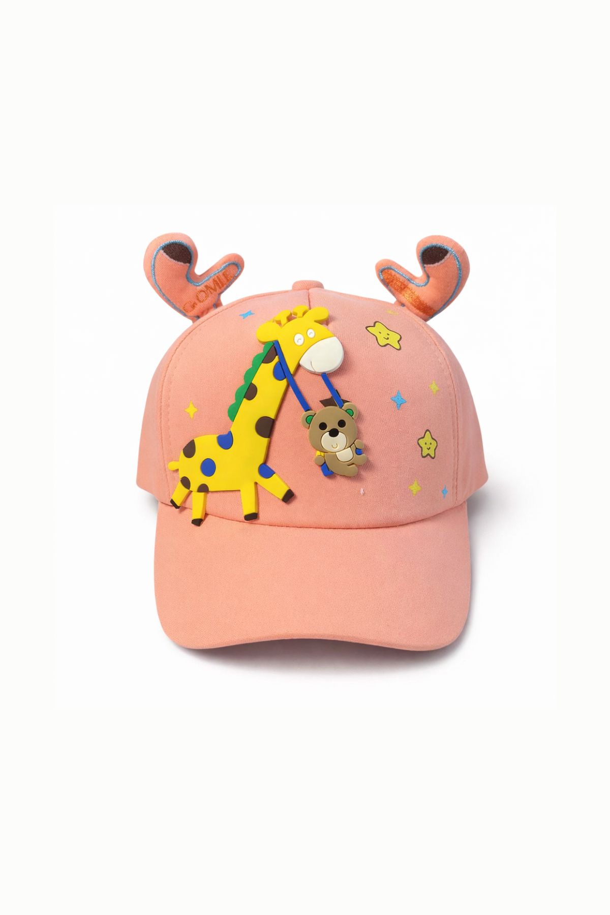 Детска шапка за момиче, светло розов цвят