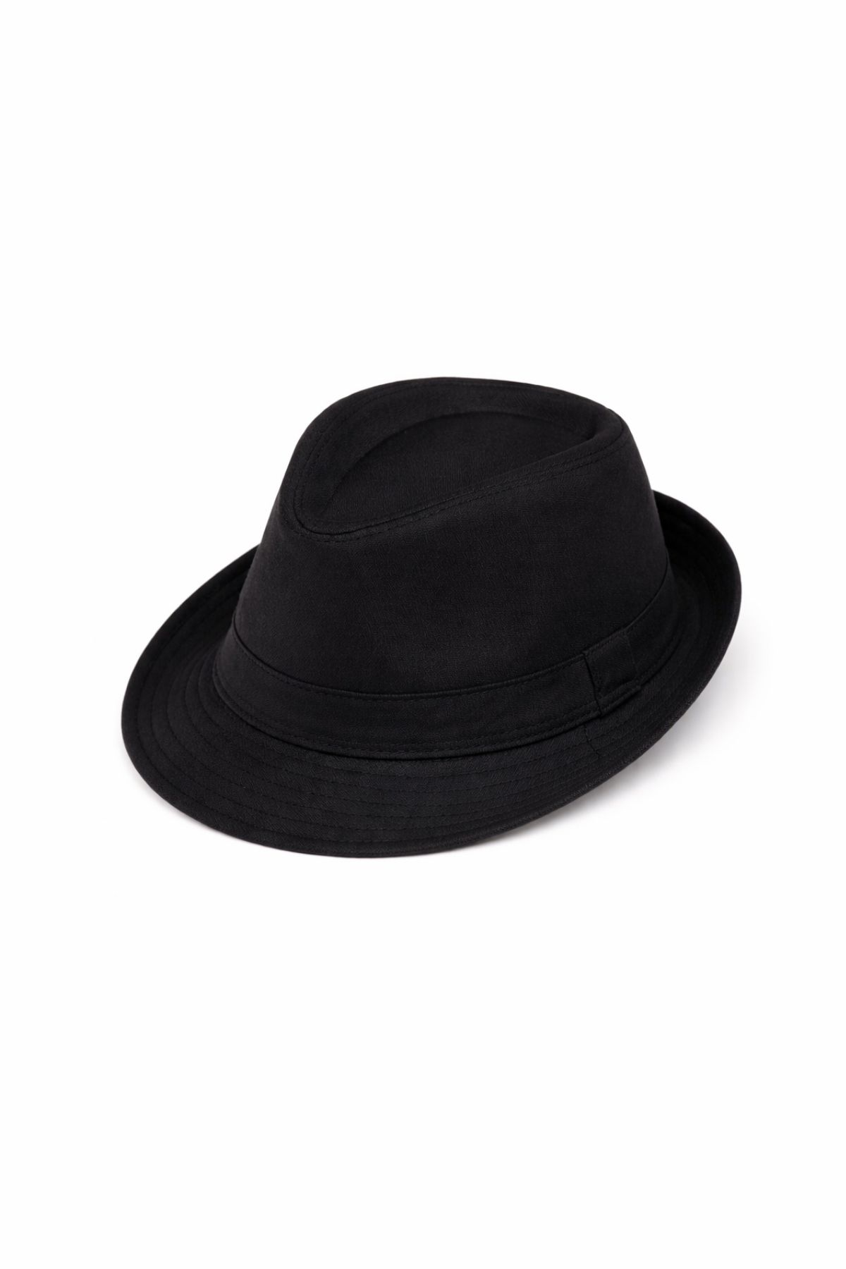 Детска шапка за момиче, черен цвят