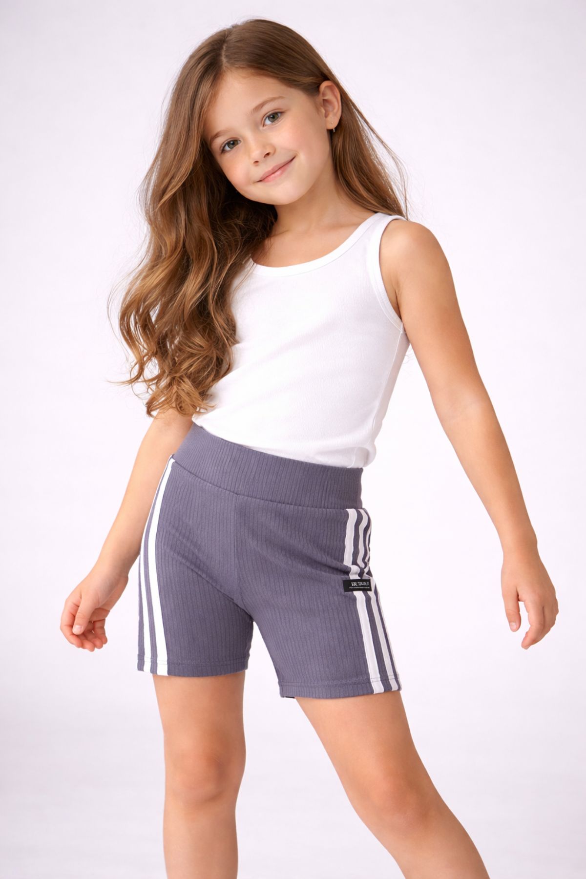 Детски клин 3/4, сив цвят