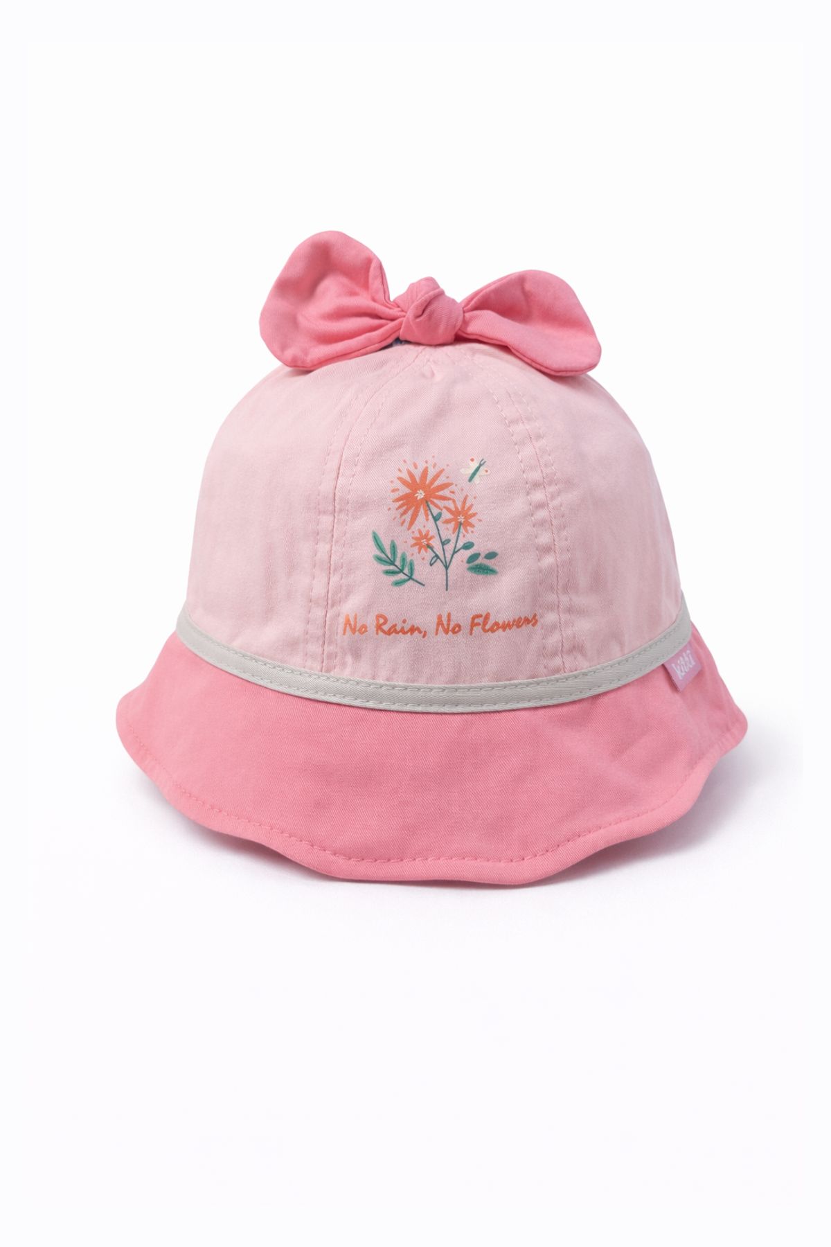 Детска шапка за момиче, розов цвят