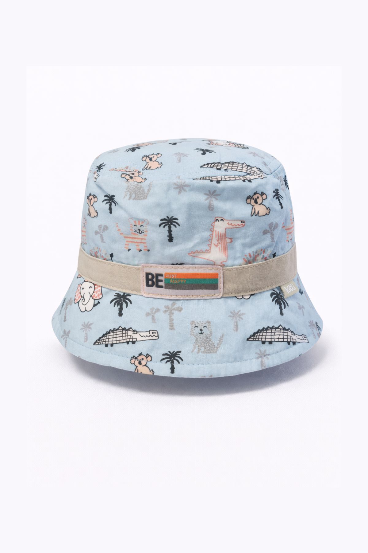 Бебешка шапка за момче, син цвят