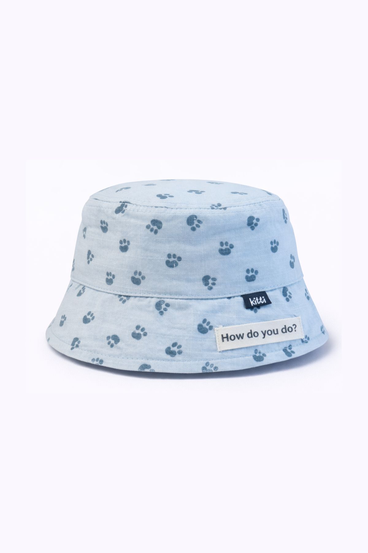 Детска шапка за момче, син цвят