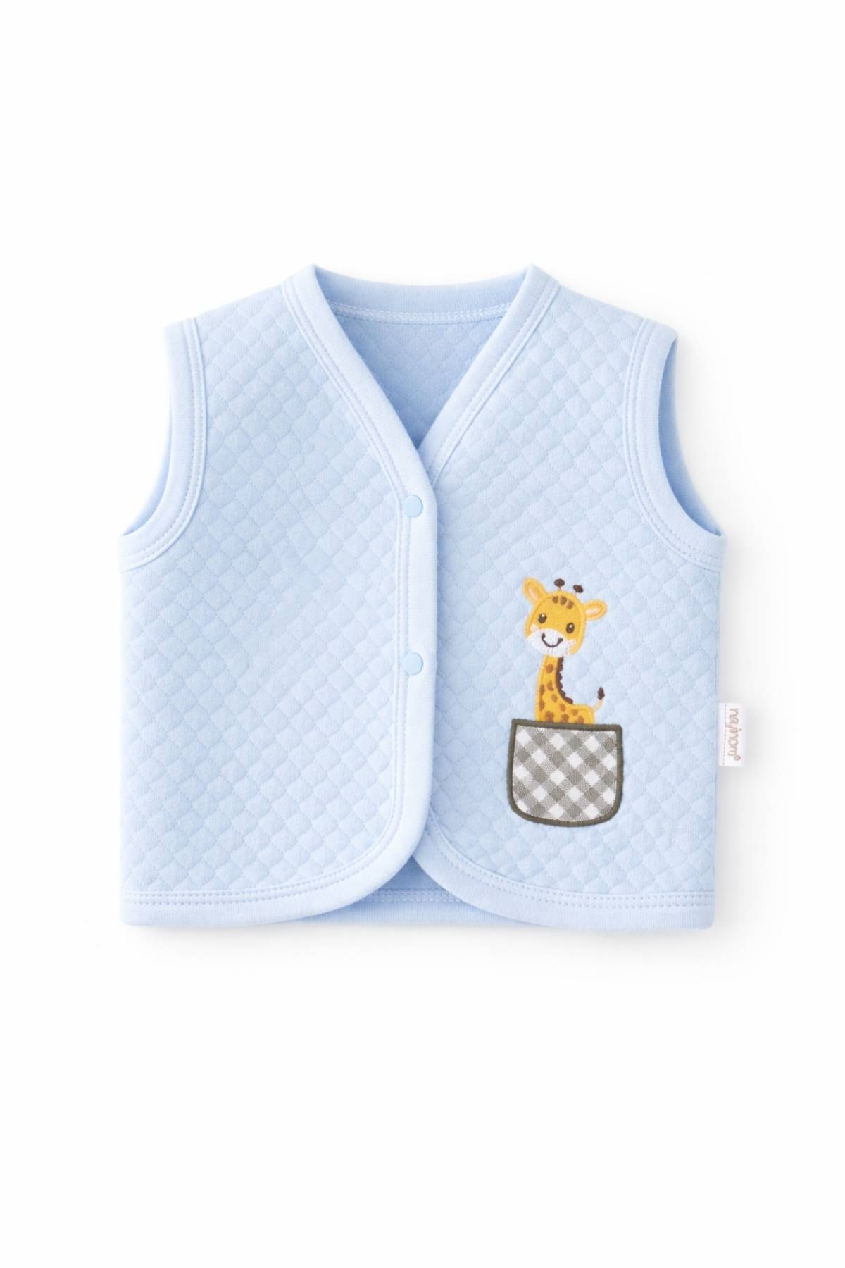 Бебешки елек за момче, син цвят