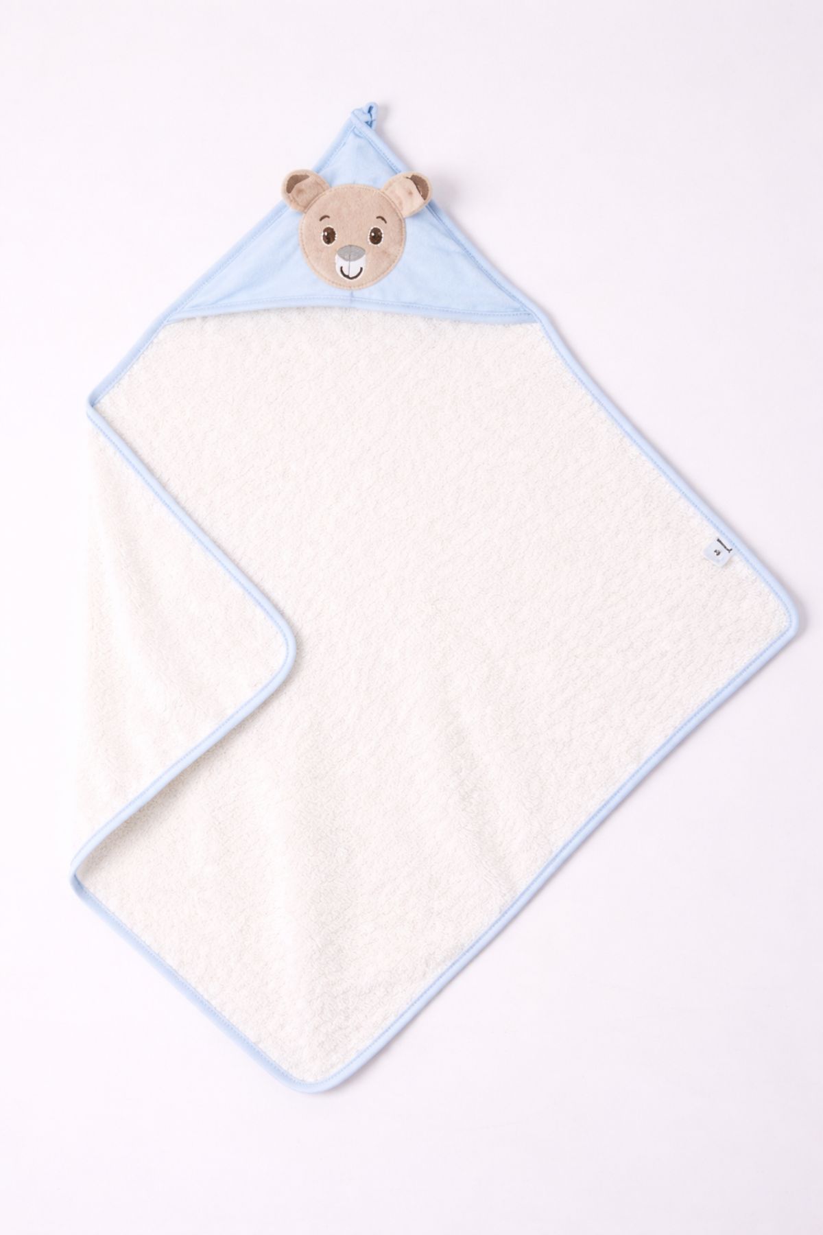 Бебешка хавлия за баня, син цвят