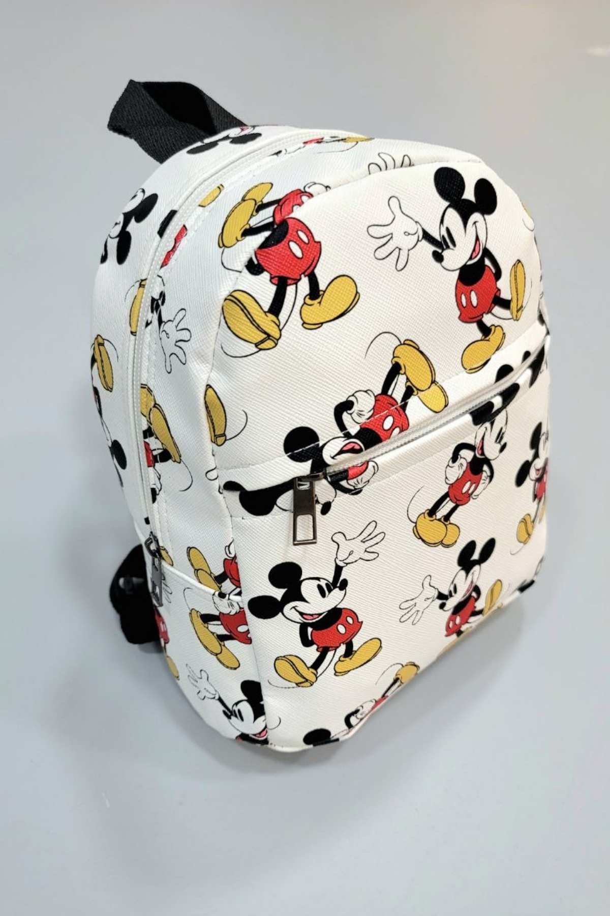 Детска раничка Мики Маус, бял  цвят