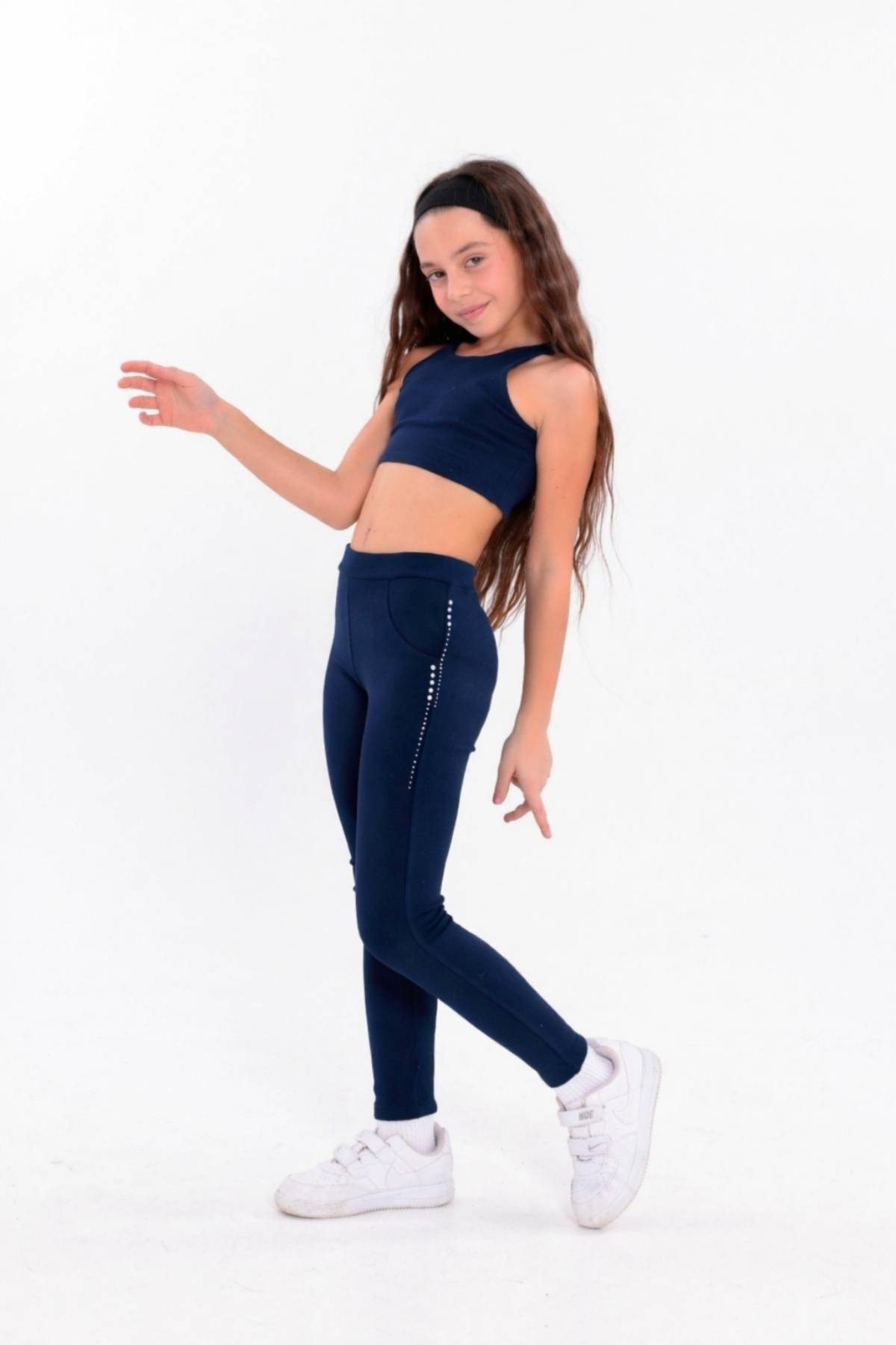 Детски клин вата, тъмно син цвят