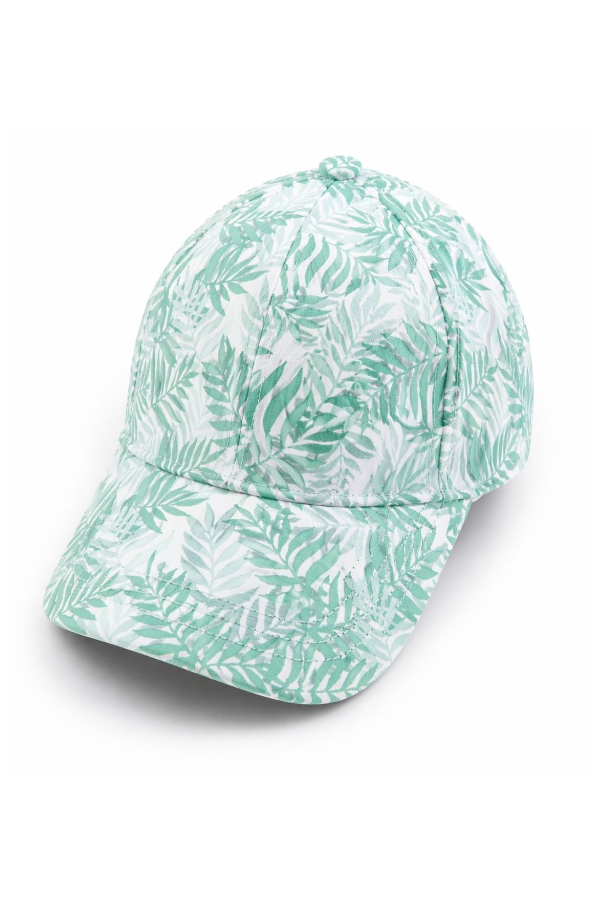 Детска шапка за момиче, зелен цвят