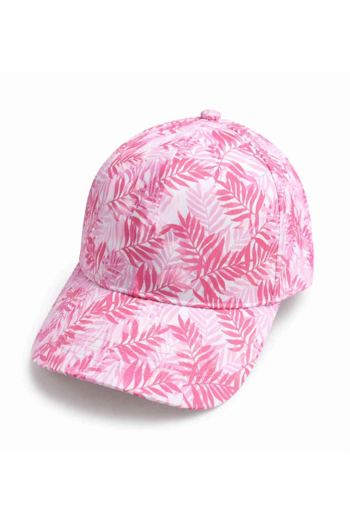 Детска шапка за момиче, розов цвят