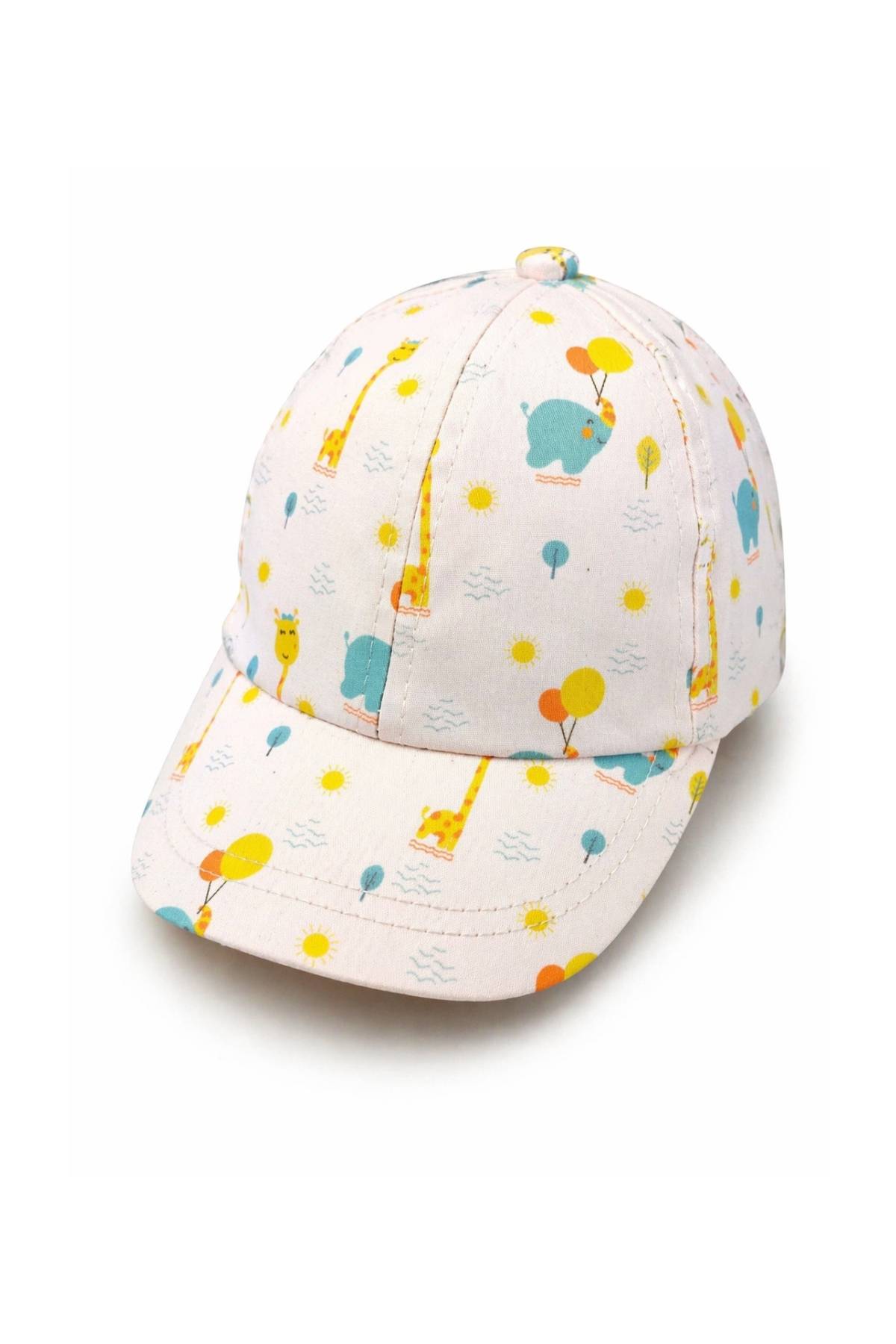 Бебешка шапка за момиче, светло сив цвят