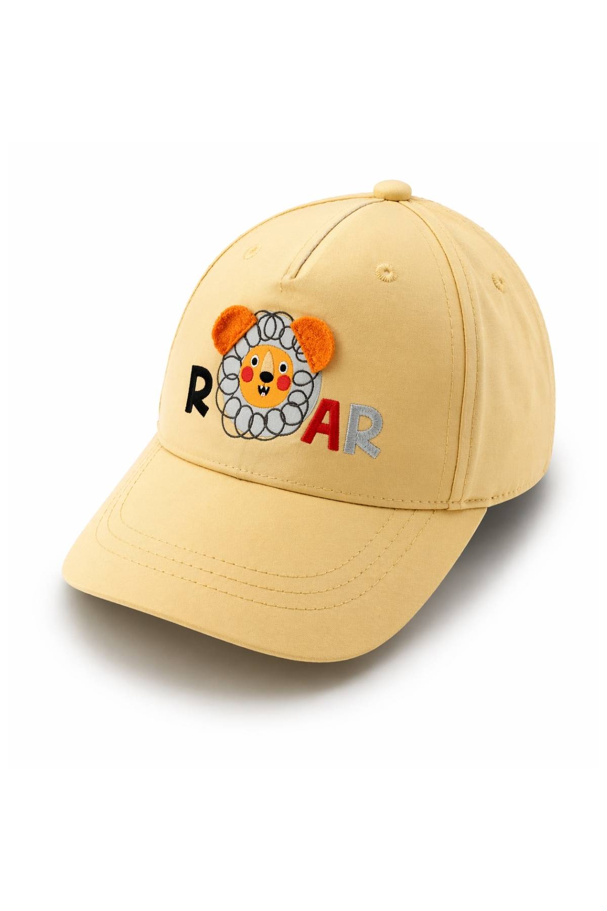 Бебешка шапка за момче, бежов цвят  