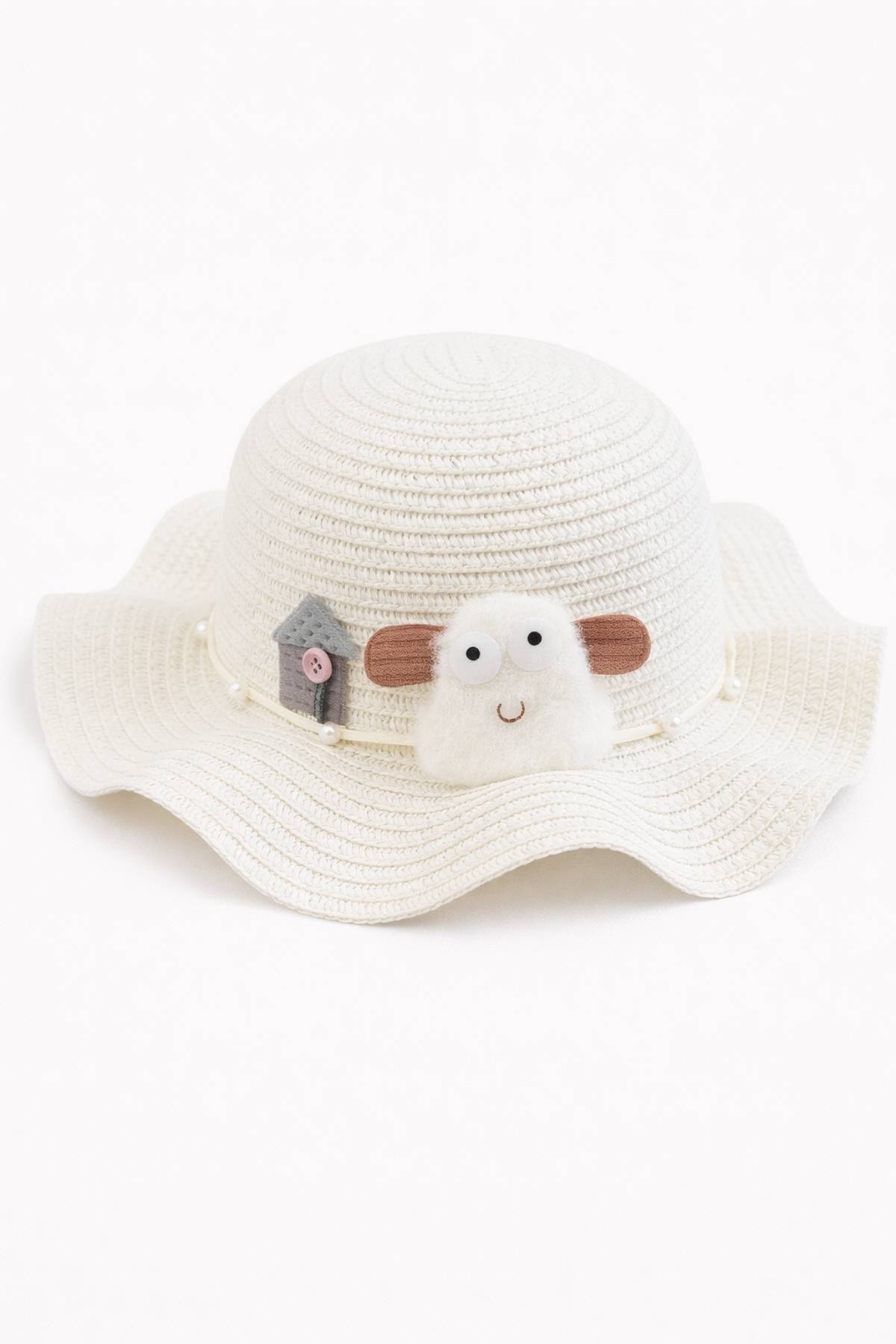 Детска капела, цвят екрю