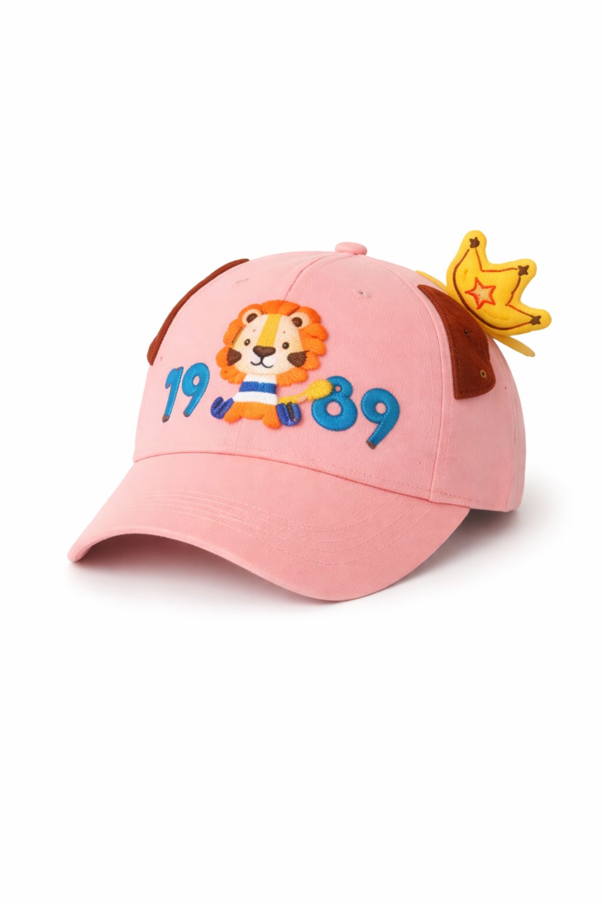 Детска шапка , розов цвят 