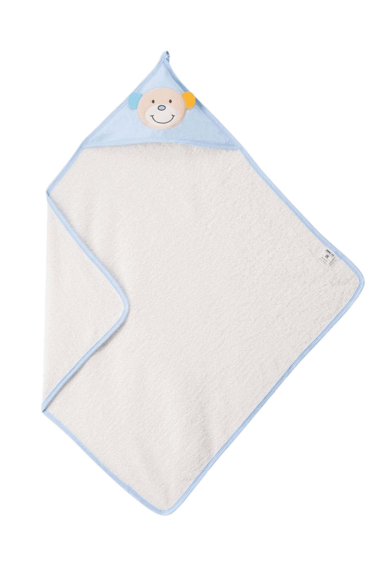 Бебешка хавлия за баня, син цвят