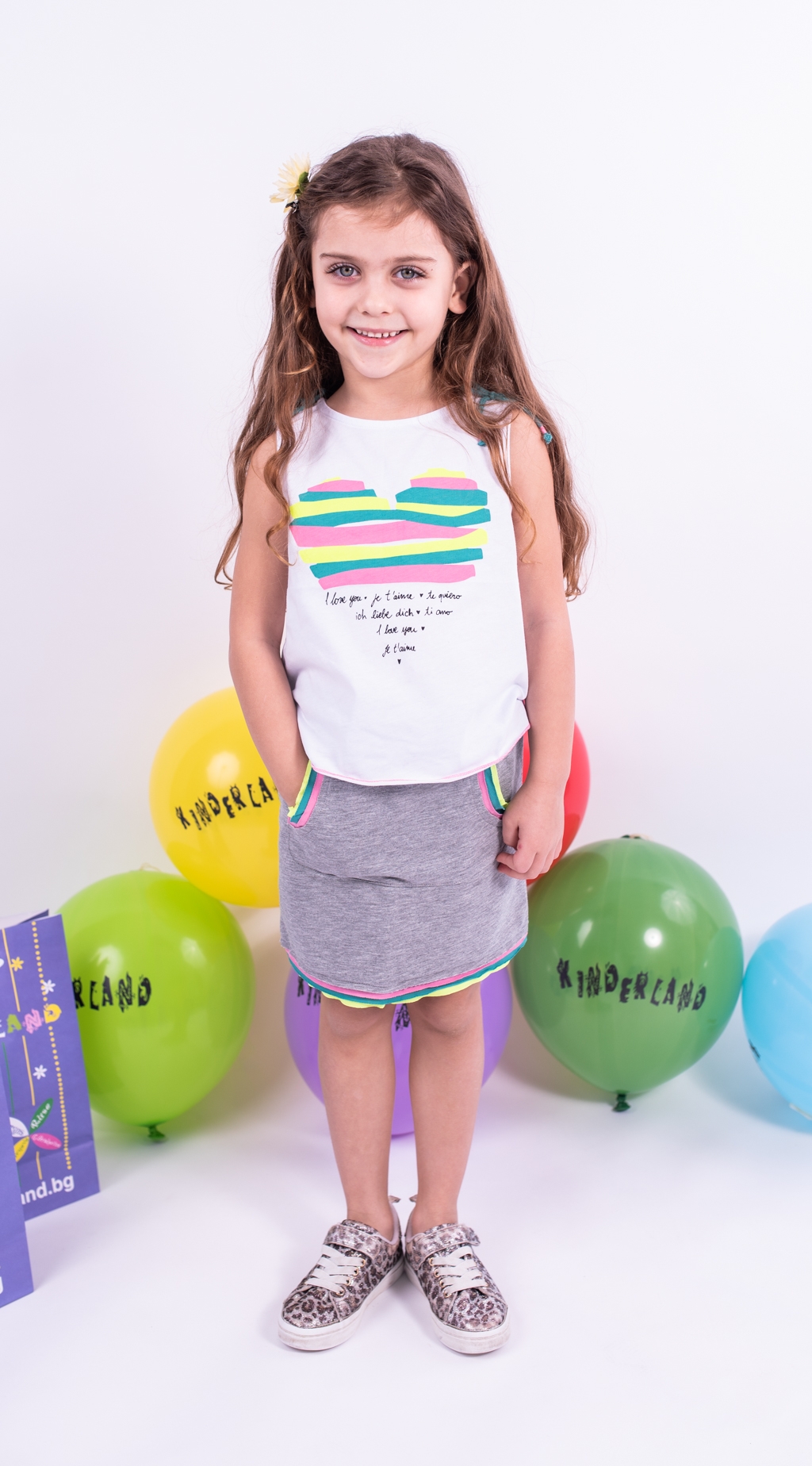 Комплект къс ръкав момиче