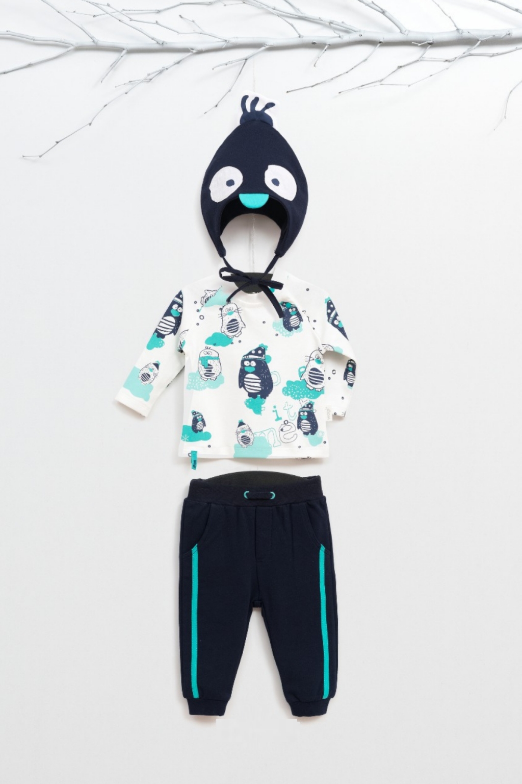 Комплект момче дълъг ръкав 3 части