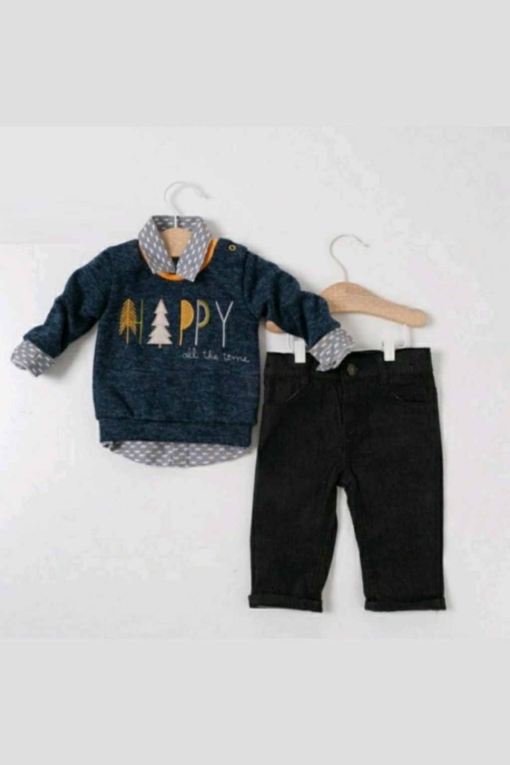 Комплект момче дълъг ръкав 3 части