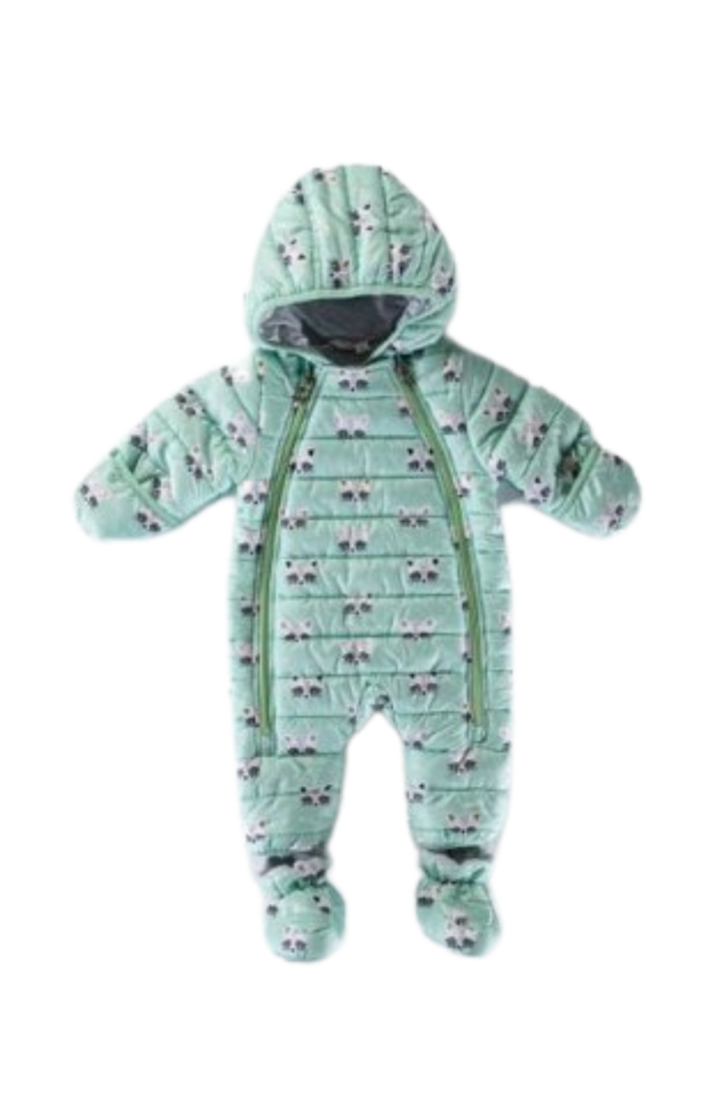 Детски космонавт момиче, зелен цвят