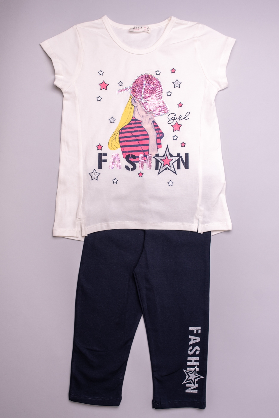 Комплект момиче къс ръкав