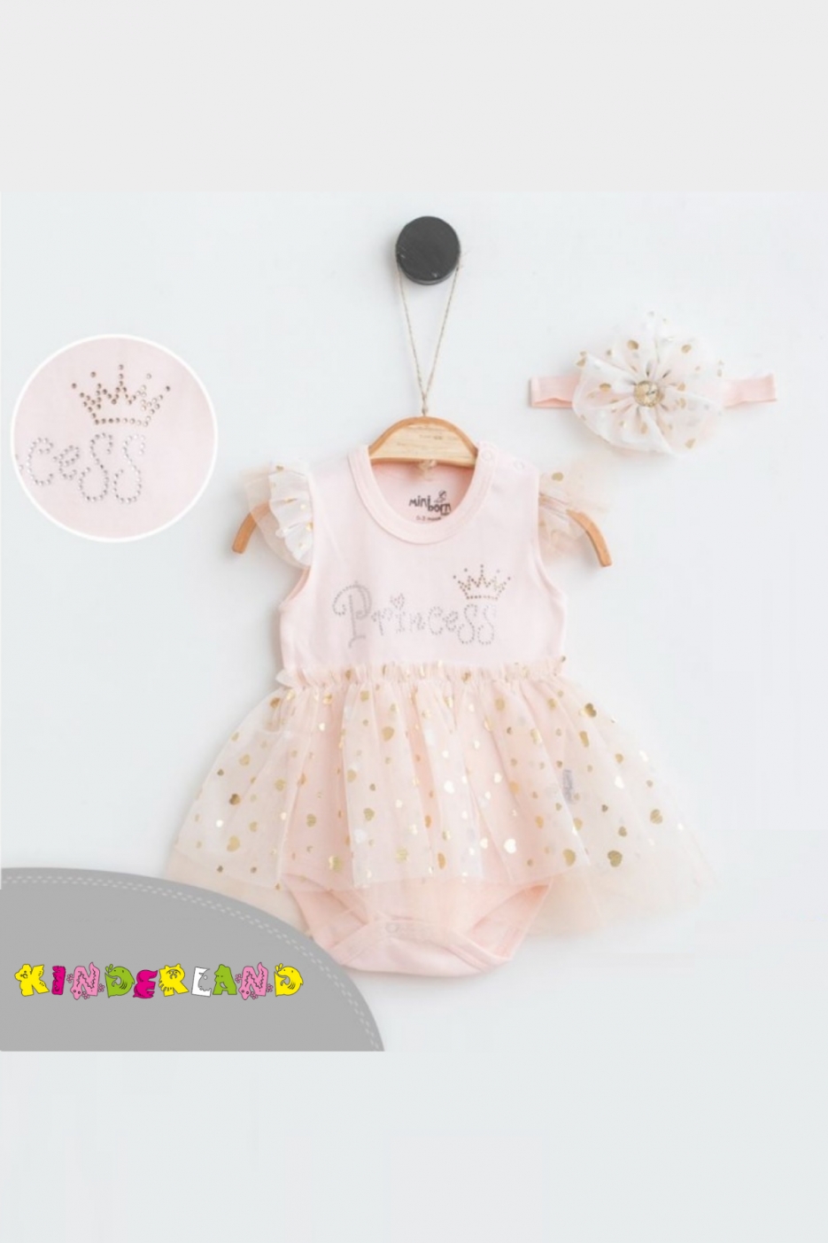 Боди-рокля с лента за коса