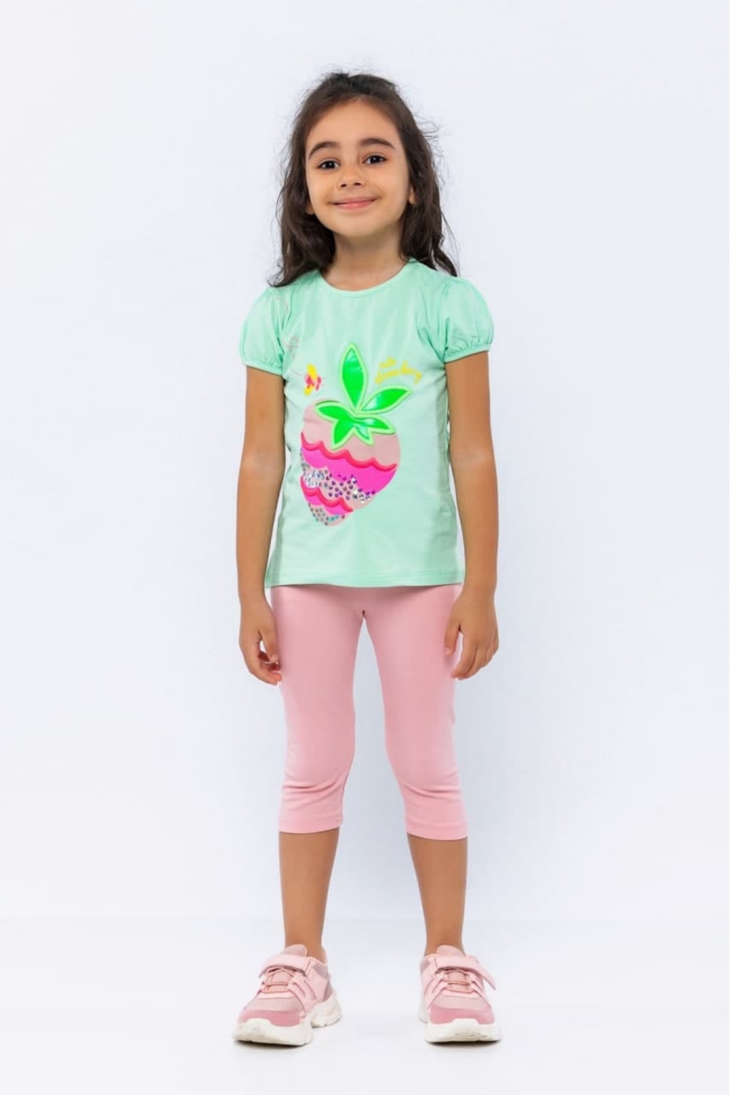 Комплект момиче къс ръкав