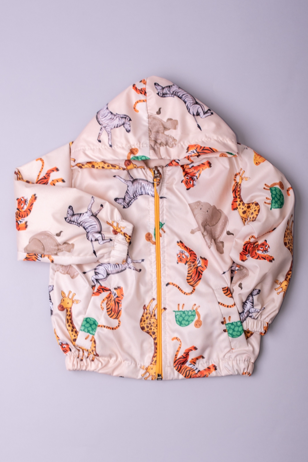 Детско яке момче, бежов цвят