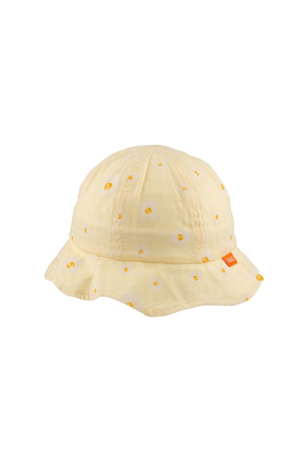 Детска шапка момиче, жълт цвят