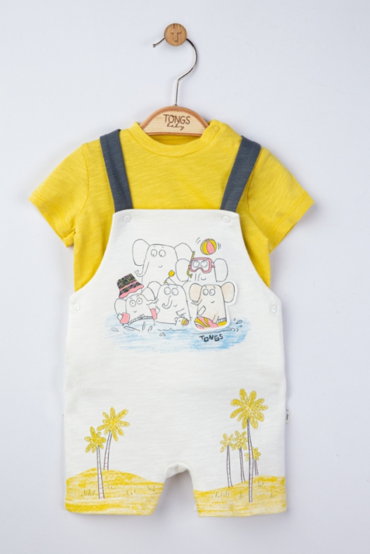 Тениска с гащеризон момче