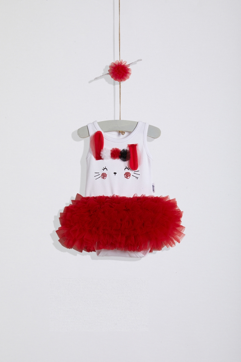 Боди-рокля с лента за коса