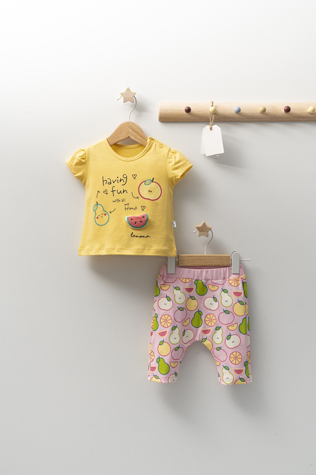 Комплект момиче къс ръкав