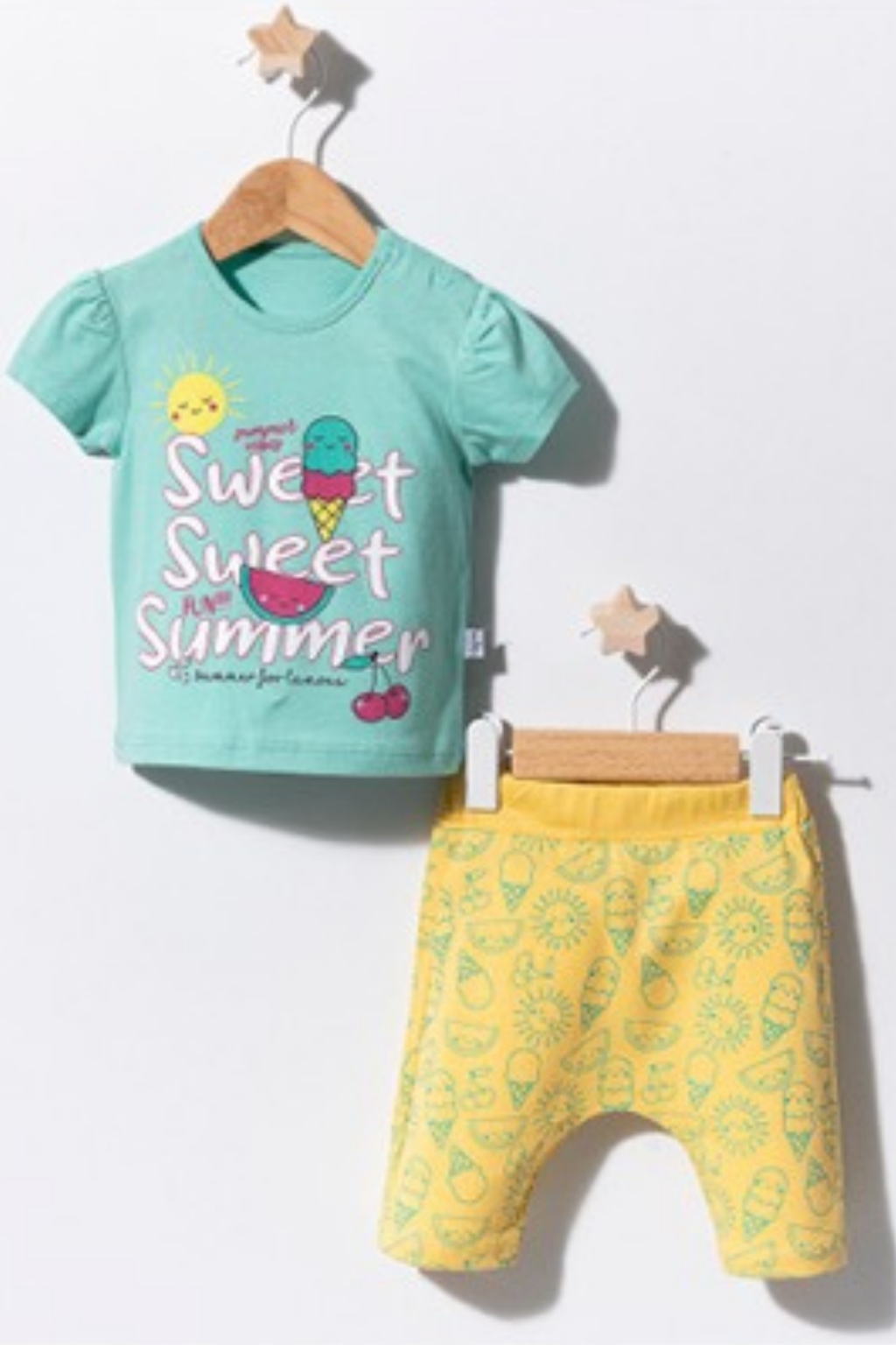 Комплект момиче къс ръкав