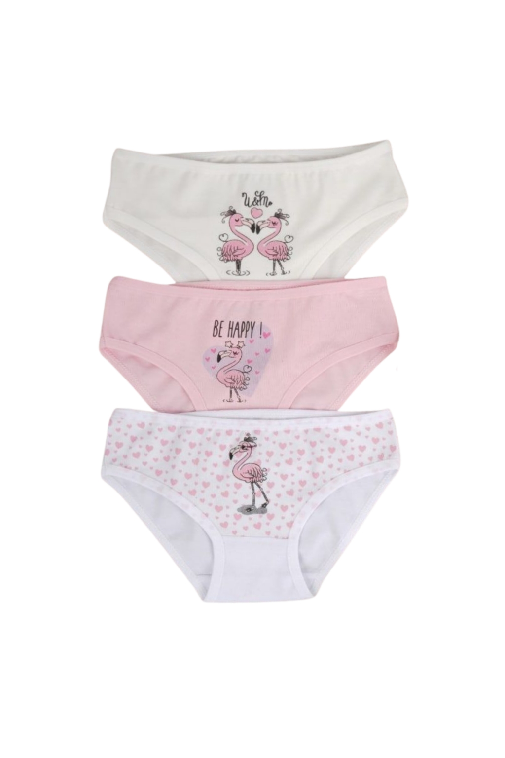 Бикина 3 броя с фламинго