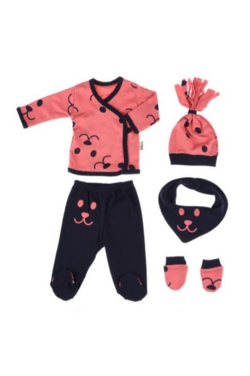 Комплект момиче дълъг ръкав 5 части