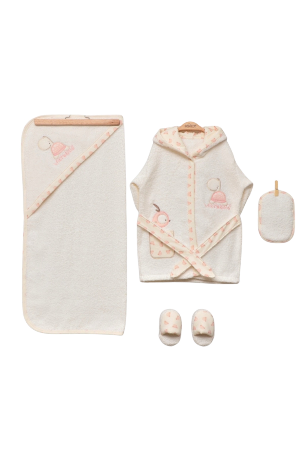 Комплект за баня момиче 4 части с костенурка