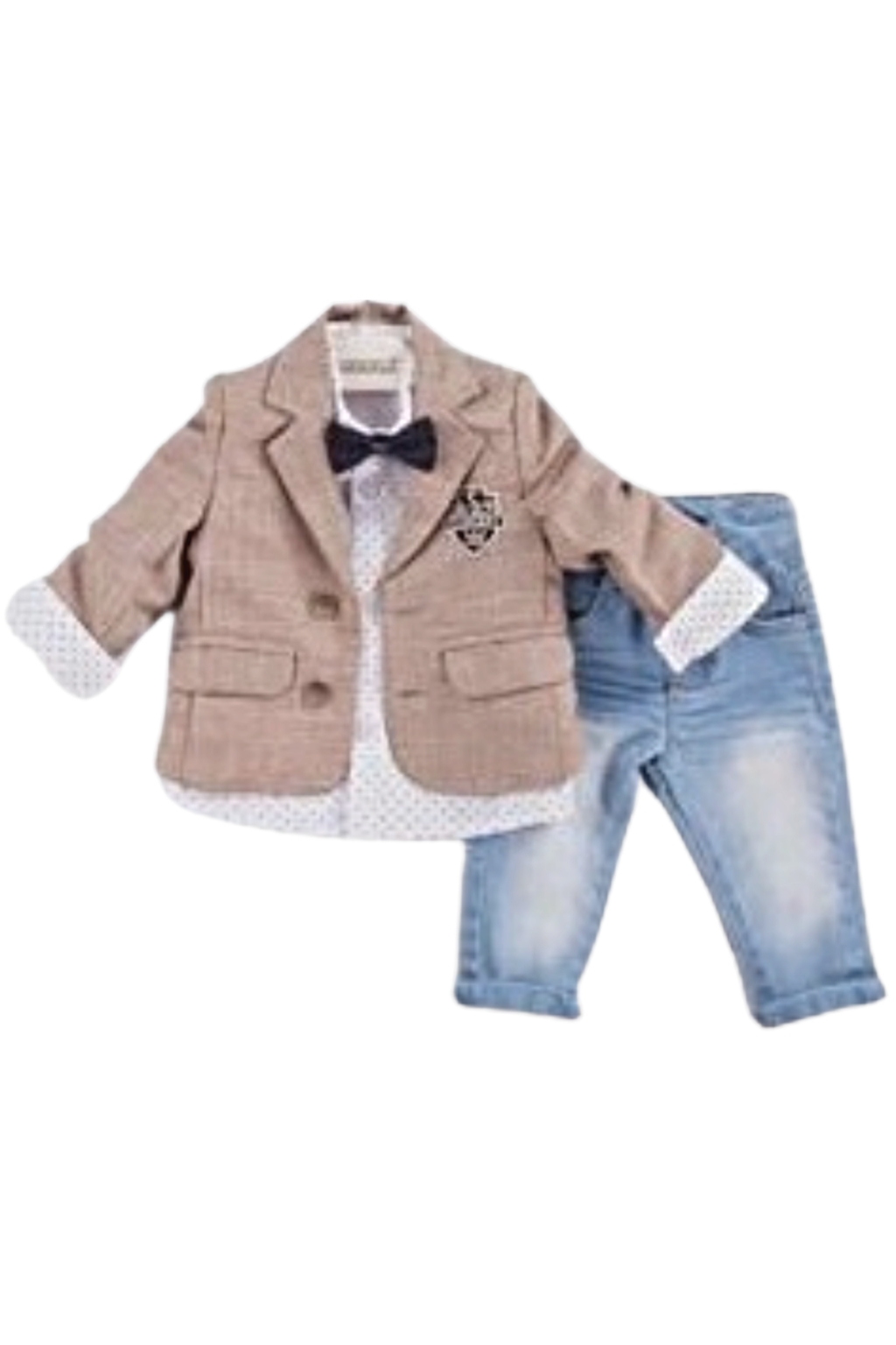 Официален костюм момче дълъг ръкав 3 части