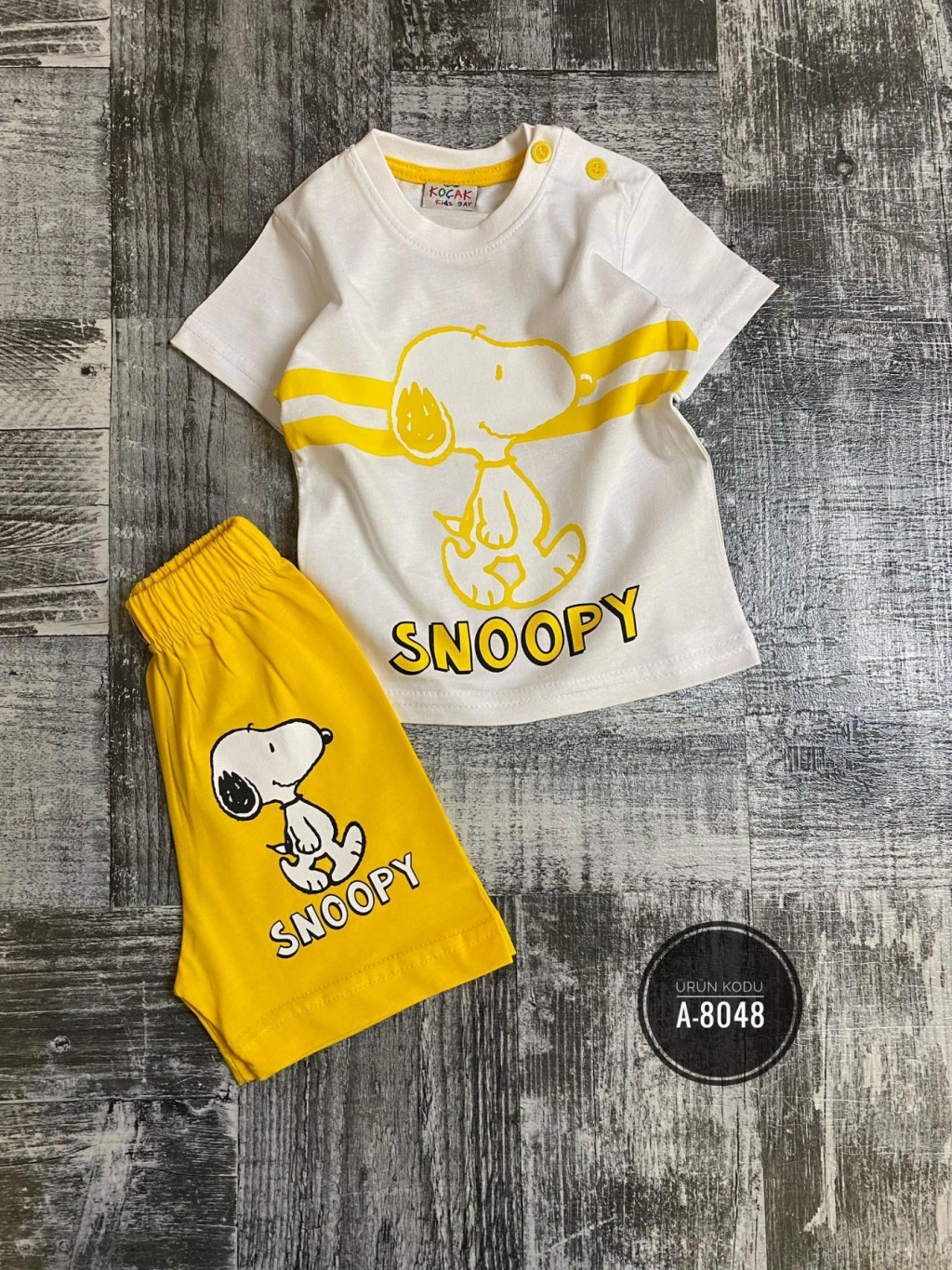 Комплект момче къс ръкав Snoopy