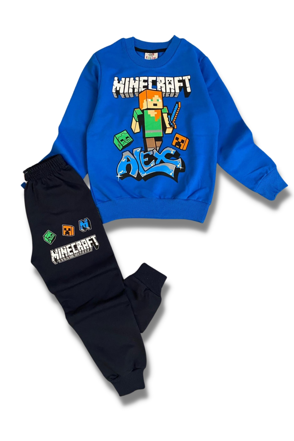 Комплект момче дълъг ръкав Minecraft