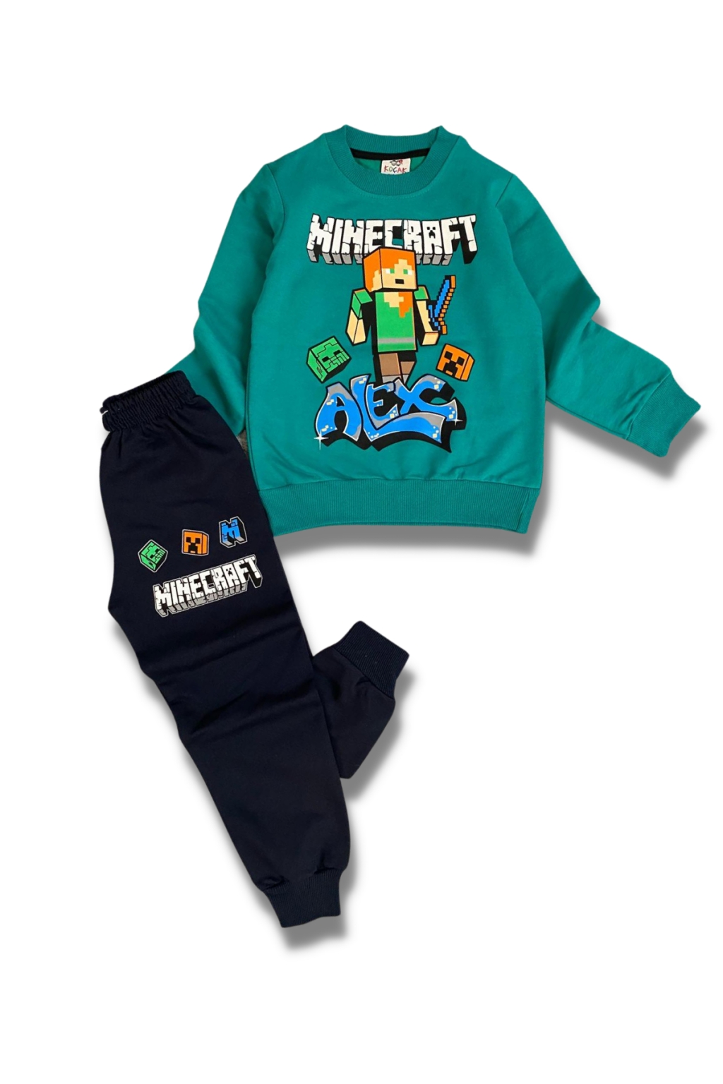 Комплект момче дълъг ръкав Minecraft
